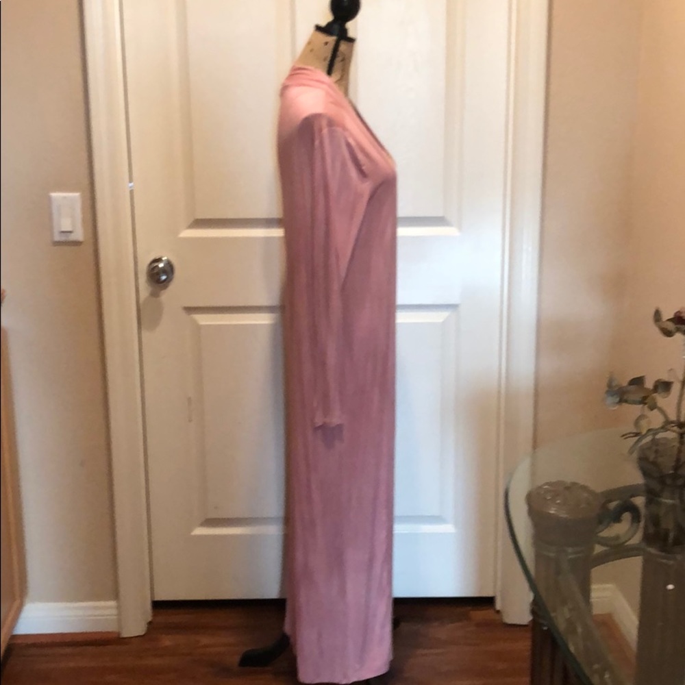 LAST ONE open front pink duster - Picture 4 of 5